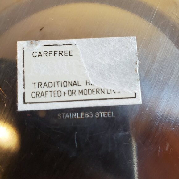 Vintage Stainless Steel Server Pot w/ Scroll Handles Carefree Monterey Holloware - Picture 7 of 7